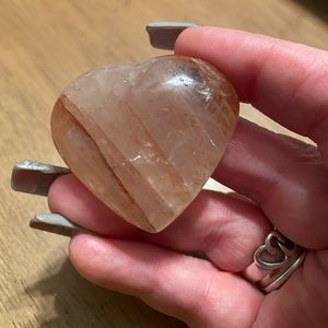 Fire quartz heart💖